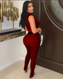 Wholesale Women Fashion Summer Two Piece Pant Set XS-XXL