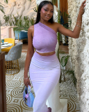 Skinny Girl Women Fashion Two Piece Skirt Set S-L