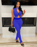 Wholesale Women Fashion Summer Two Piece Pant Set XS-XXL