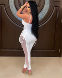 Transparent Women Sleeveless Summer Jumpsuit S-XXL