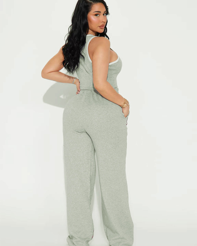 Sporty Women Wholesale Two Piece Pant Outfit S-XXL