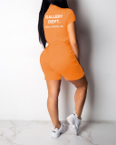 Women T-shirt Printed Shorts Two Piece Sets S-5XL