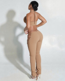 New Wholesale Women String Two Piece Pant Set S-L