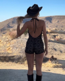 Fashion Halter Deep V Neck Lace Women Rompers Black S-L