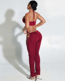 New Wholesale Women String Two Piece Pant Set S-L
