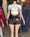 Sexy Printed Hot Girls Short Sets S-L