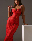 Sexy See Through Lace Wholesale Lingerie Dress S-XL