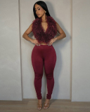 Wholesale Women Sleeveless Pant Set S-L