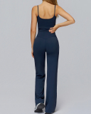 Women Sling Vest Wide Leg Pants  Yoga Two-piece Sets S-XL