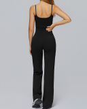 Women Sling Vest Wide Leg Pants  Yoga Two-piece Sets S-XL