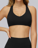 Brushed Yoga Bra Outdoor I-Shaped Back Fitness Wear for Women Running Tights Casual Sports Underwear S-XL