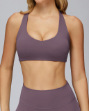 Brushed Yoga Bra Outdoor I-Shaped Back Fitness Wear for Women Running Tights Casual Sports Underwear S-XL