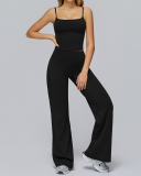 Women Sling Vest Wide Leg Pants  Yoga Two-piece Sets S-XL