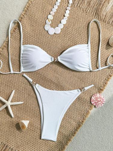 Solid Color Women New Sexy Swimwear XS-L