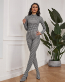 Long Sleeve Skinny Girl Sexy Jumpsuit S-L