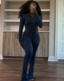 Long Sleeve Leisure Women Trendy Two Piece Pant Set S-2XL