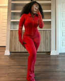 Long Sleeve Leisure Women Trendy Two Piece Pant Set S-2XL