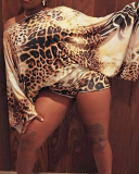 Long Sleeve Leopard Printed Women Jumpsuit S-L