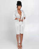 Deep V-neck Women Wholesale Two Piece Pant Set S-L