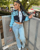 Long Sleeve PU Short Jacket Coat S-L
