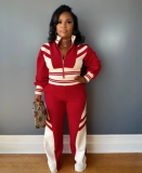 Ladies Women New Fashion Casual Two Piece Pant Set S-XXL