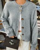 Wholesale Women Winter Warm Kniited Coat Sweater S-XL