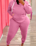 Sporty Plus Size Wholesale Women Fashion Two Piece Pant Set XL-5XL