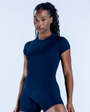 OEM Solid Color Short Sleeve Women Yoga T Shirt XS-L