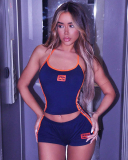 Blue Women Sporty Casual Two Piece Short Set S-XL