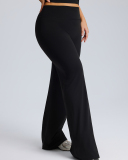 Plus Size Yoga Two Piece Wide Leg Pant Set S-3XL