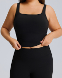Plus Size Yoga Two Piece Wide Leg Pant Set S-3XL