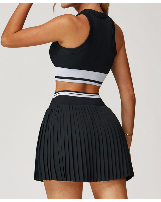 OEM Colorblock Women Sporty Running Sport Vest XS-XL