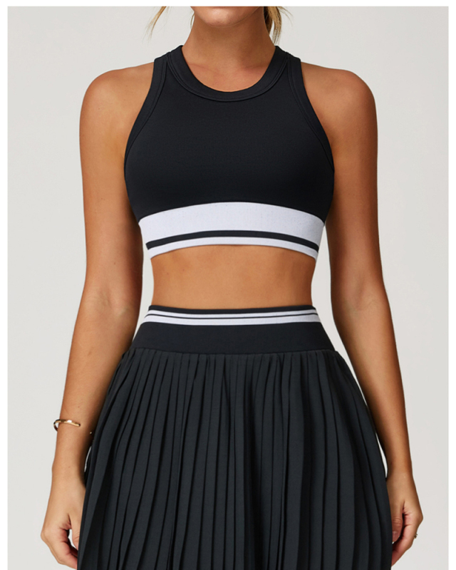 OEM Colorblock Women Sporty Running Sport Vest XS-XL