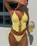 Wholesale Yellow Women Hot Sexy Bikini S-L