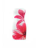 Strapless Printed Women Summer Short Mini Dress S-L