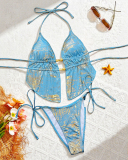 Blue New Hot Sale Ladies Bikini Set S-L