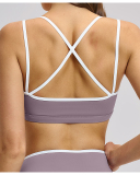 OEM Wholesale Logo Printed Women Sport Yoga Bra S-XL