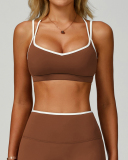 OEM Wholesale Logo Printed Women Sport Yoga Bra S-XL