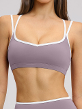 OEM Wholesale Logo Printed Women Sport Yoga Bra S-XL