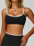 OEM Wholesale Logo Printed Women Sport Yoga Bra S-XL