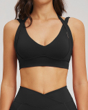 OEM New Arrival Wholesale Logo Printed Women Sport Yoga Bra S-XL