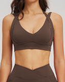 OEM New Arrival Wholesale Logo Printed Women Sport Yoga Bra S-XL