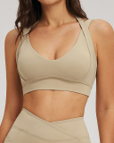 OEM New Arrival Wholesale Logo Printed Women Sport Yoga Bra S-XL