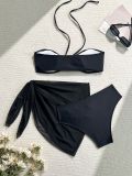 Halter Neck 3 Piece Set Women Beach Swimwear S-XL
