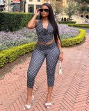 Polka Dots Women Two Piece Outfits S-L