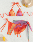 Colorful Women 3 Piece Set Swimwear S-L