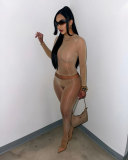 Long Sleeve Two Piece Pant Set One Size