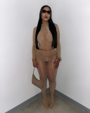 Long Sleeve Two Piece Pant Set One Size