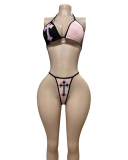 3pcs Printed Set Women Swimwear S-XL