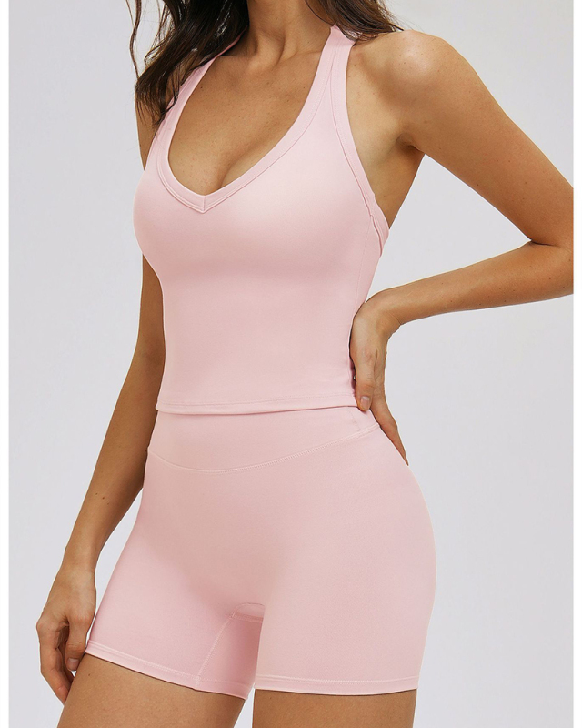OEM Wholesale Tight Summer Women Yoga Vest S-XL